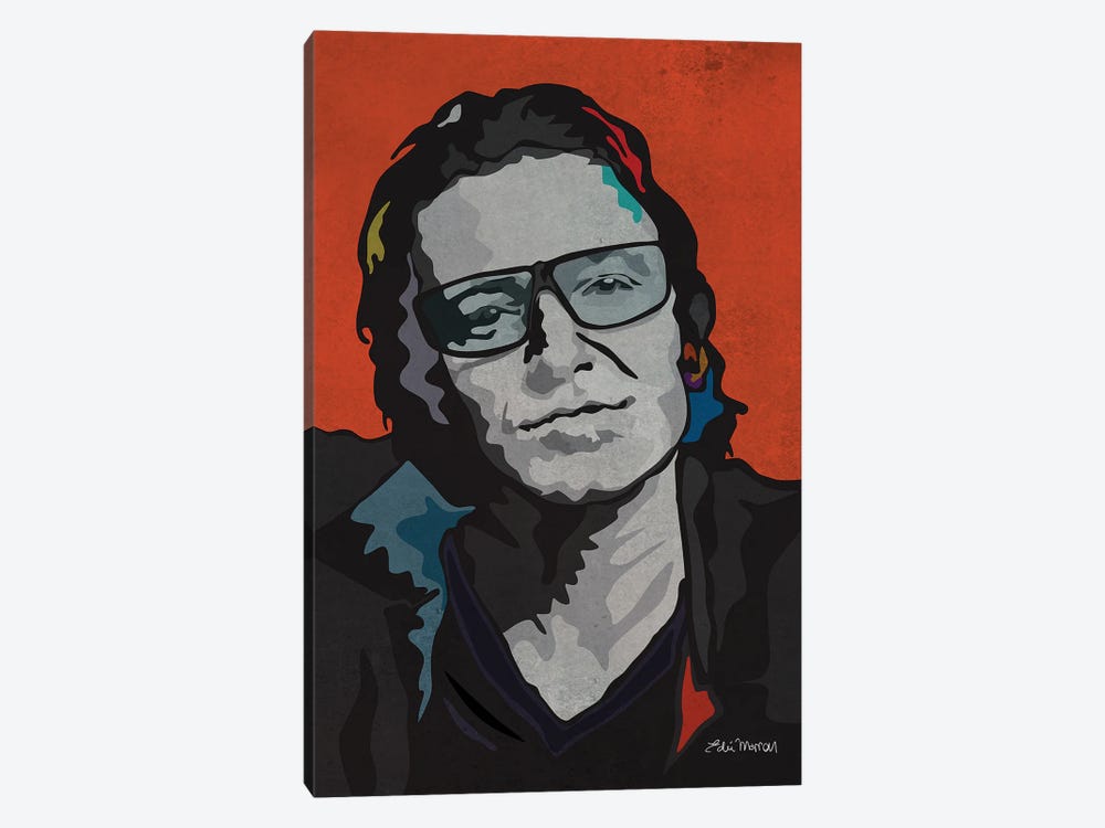 Bono Vox U2 by Edú Marron 1-piece Canvas Print