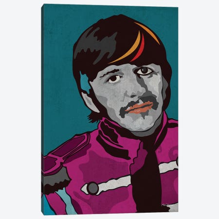 Ringo Sgt Peppers Canvas Print #EUM35} by Edú Marron Canvas Art Print