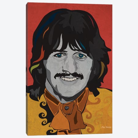 Ringo Starr Canvas Print #EUM36} by Edú Marron Canvas Print