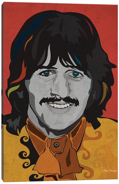 Ringo Starr Canvas Art Print - The Beatles