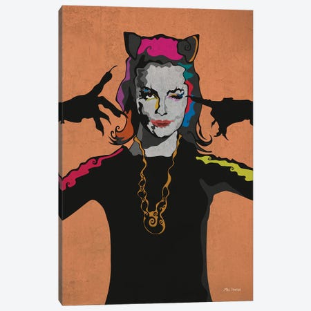 Catwoman Canvas Print #EUM3} by Edú Marron Art Print