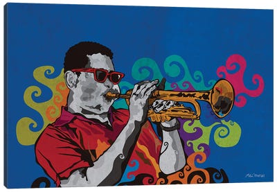 Dizzy Gillespie Jazz Giants Canvas Art Print - Jazz Art