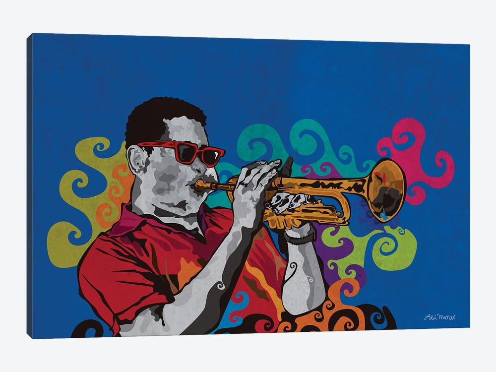 Dizzy Gillespie Jazz Giants by Edú Marron 1-piece Canvas Art