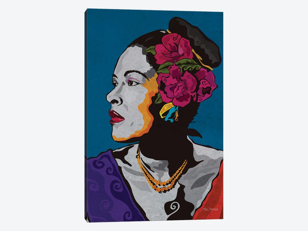 Billie Holiday by Edú Marron 1-piece Canvas Art