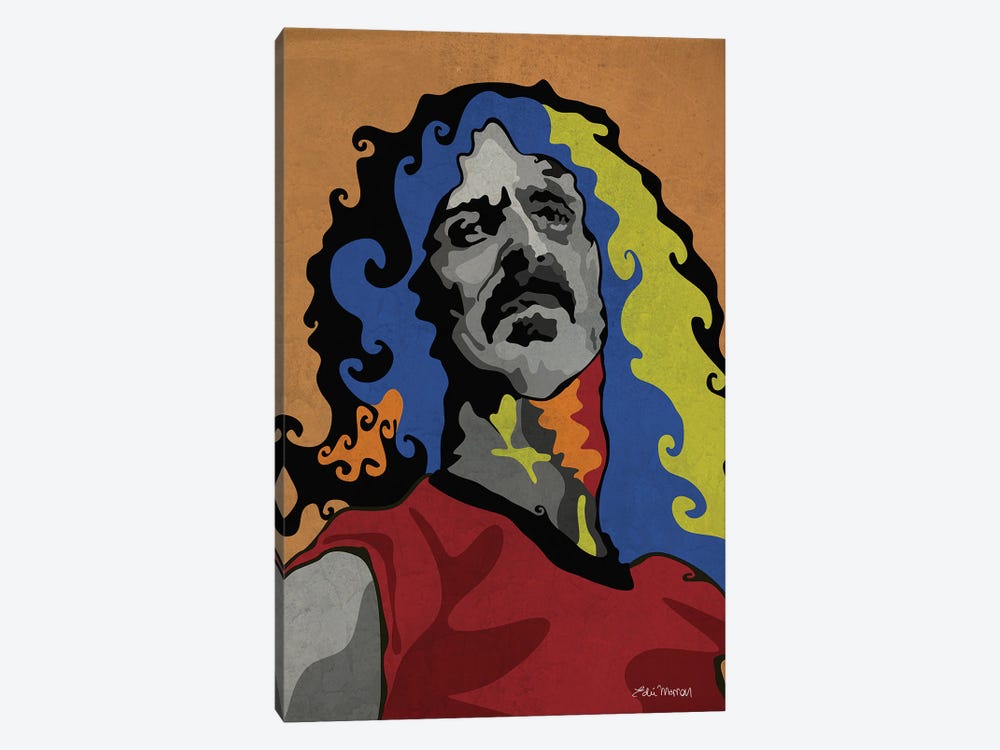 Frank Zappa by Edú Marron 1-piece Canvas Art