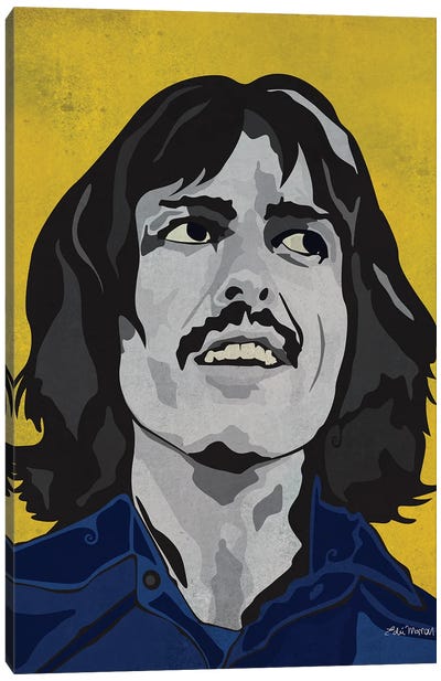 George Harrison Canvas Art Print - Edú Marron