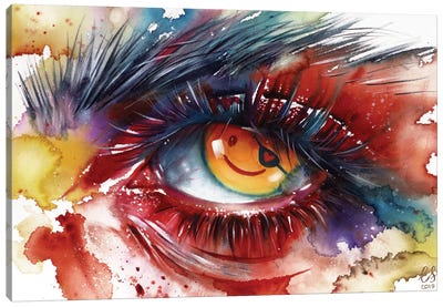 Pirate Eye Canvas Art Print - Eugenia Shchukina