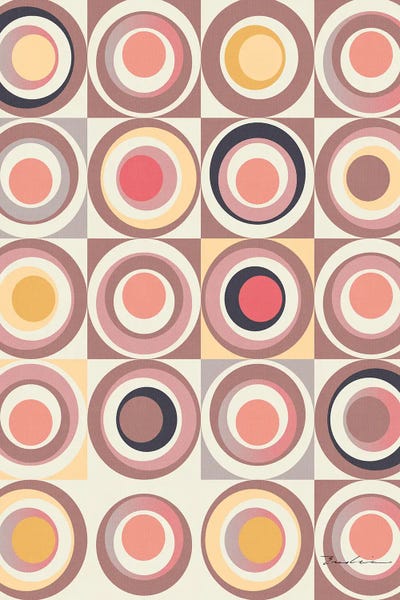 Rose Gold with Black by Evelia Designs art print