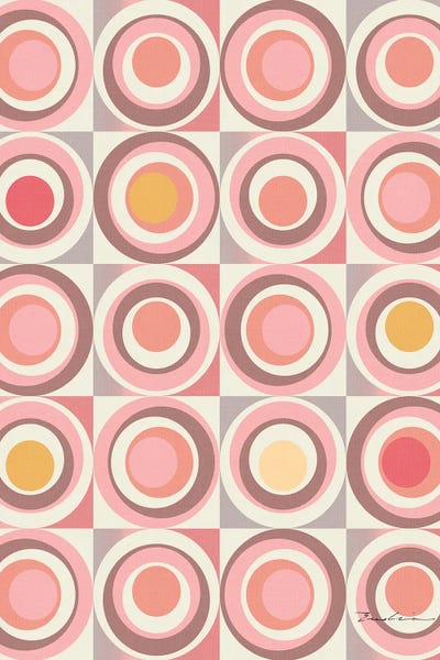 Rose Gold with Ivory by Evelia Designs art print