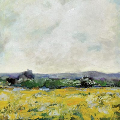 Marigold Field by Evelia Designs canvas print