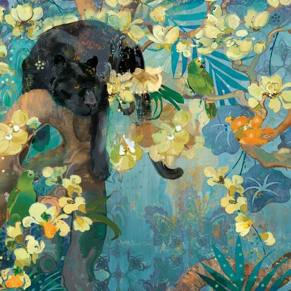 Jaguars: Black Jaguar by Evelia Designs