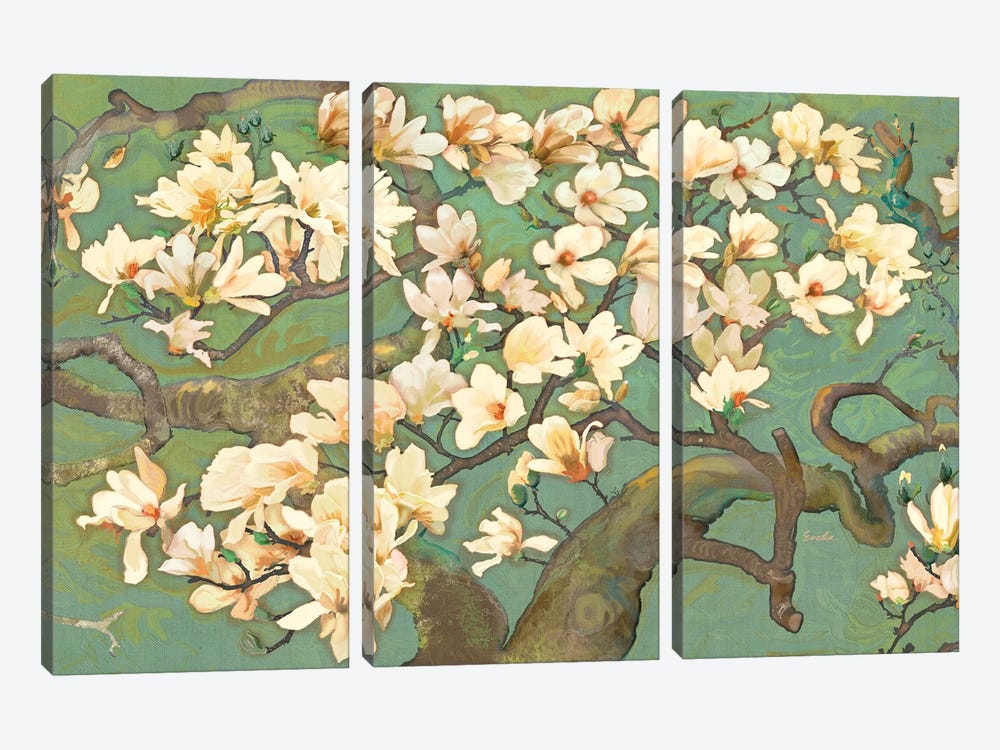 Magnolia Branches by Evelia Designs 3-piece Art Print