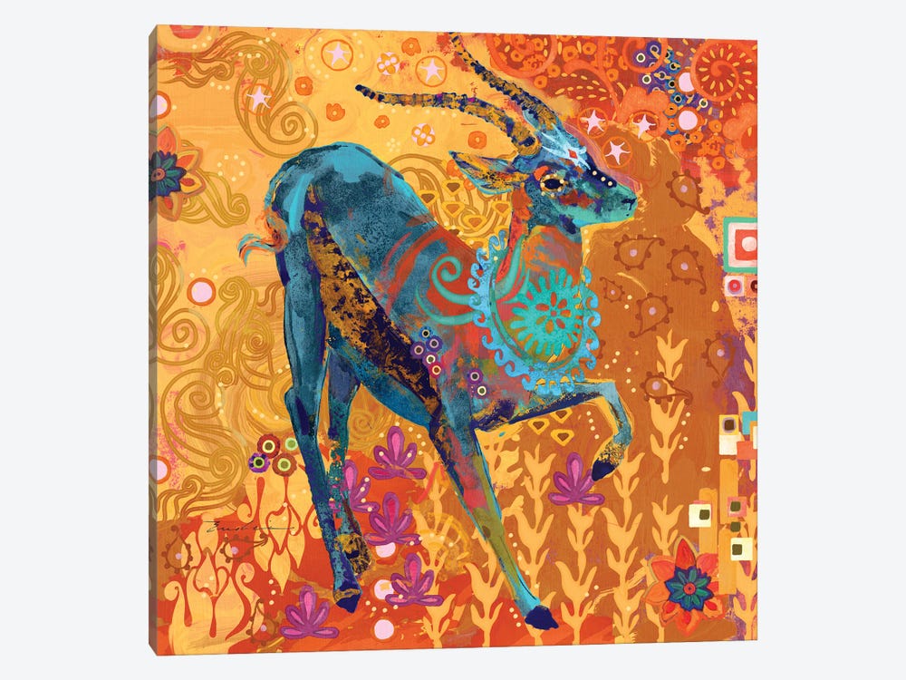 Gazelle Of Samburu by Evelia Designs 1-piece Canvas Artwork