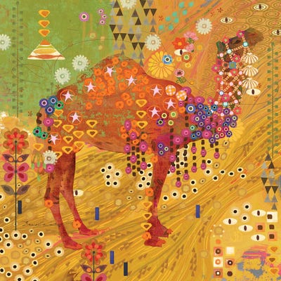 Camels Of Thar by Evelia Designs multi panel art