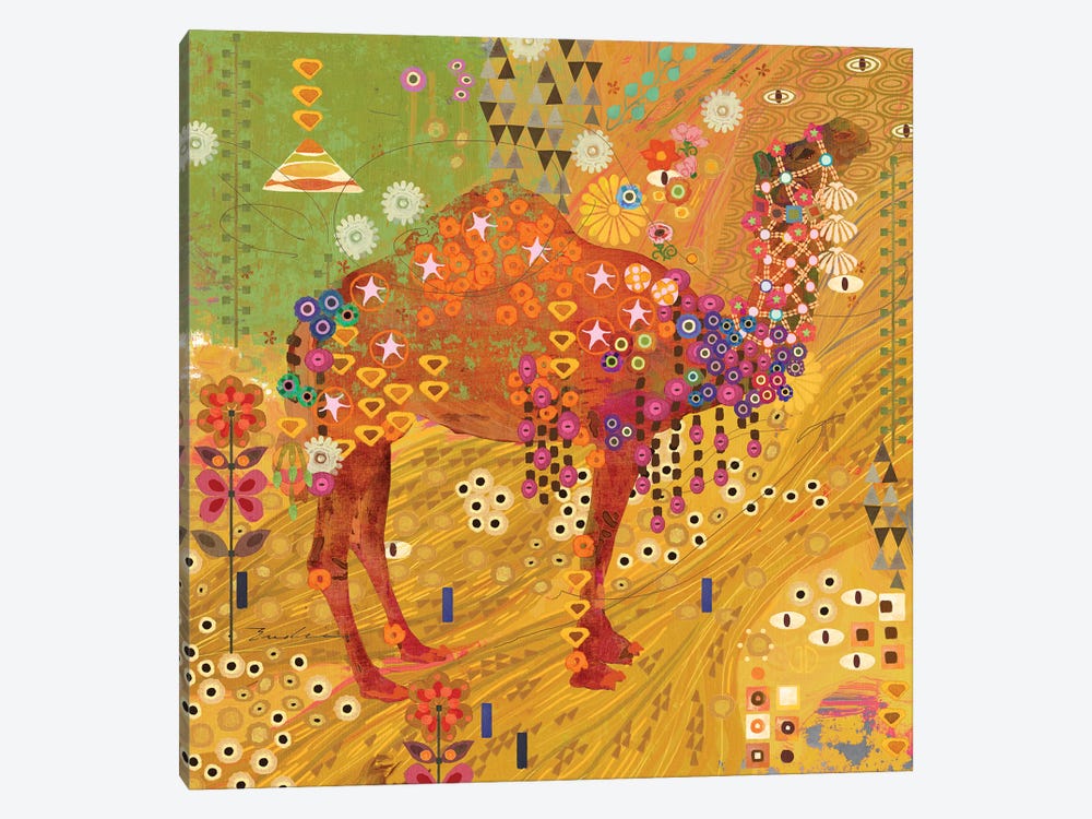 Camels Of Thar by Evelia Designs 1-piece Canvas Art Print