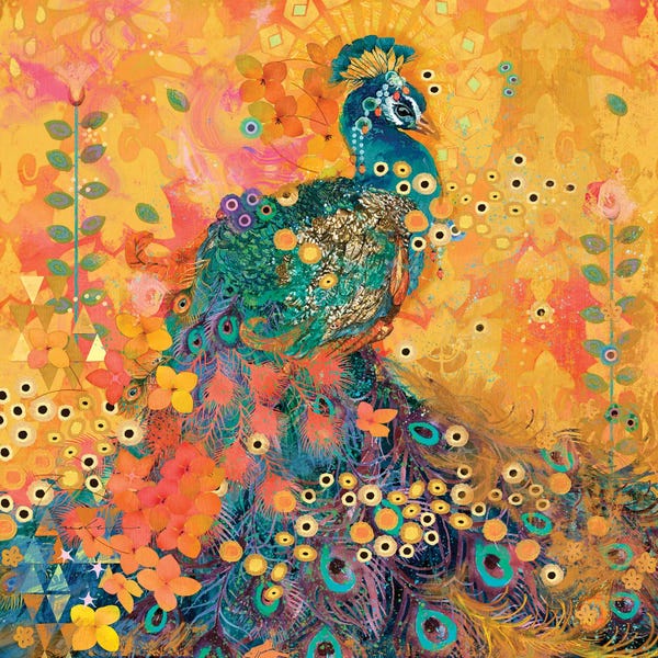 Peacocks: Afrikarma Peacock by Evelia Designs