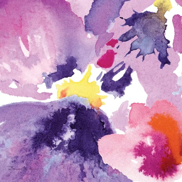 Evelia Designs: Watercolor Flower Composition IV by Evelia Designs