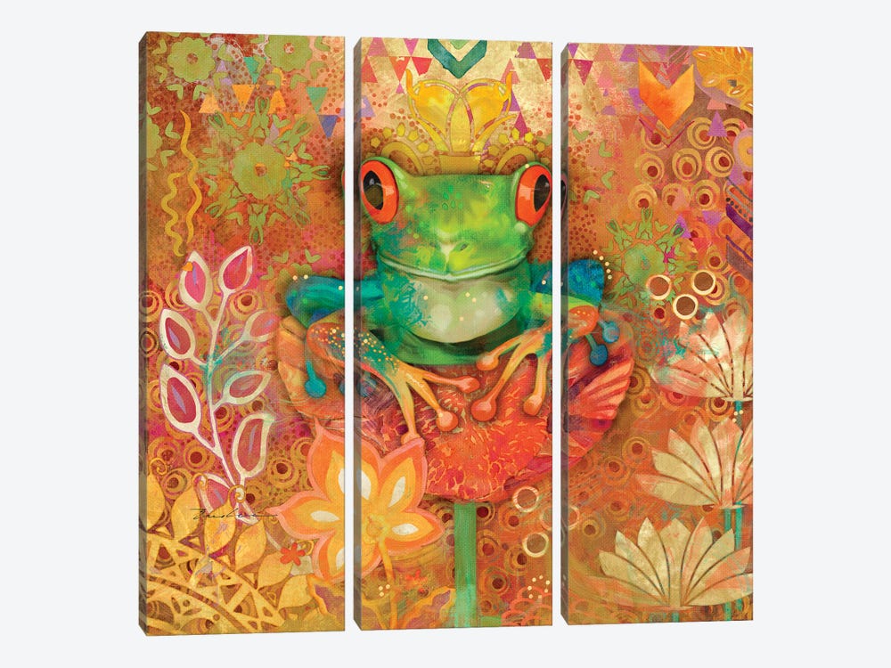 Red-Eyed Tree Frog by Evelia Designs 3-piece Art Print