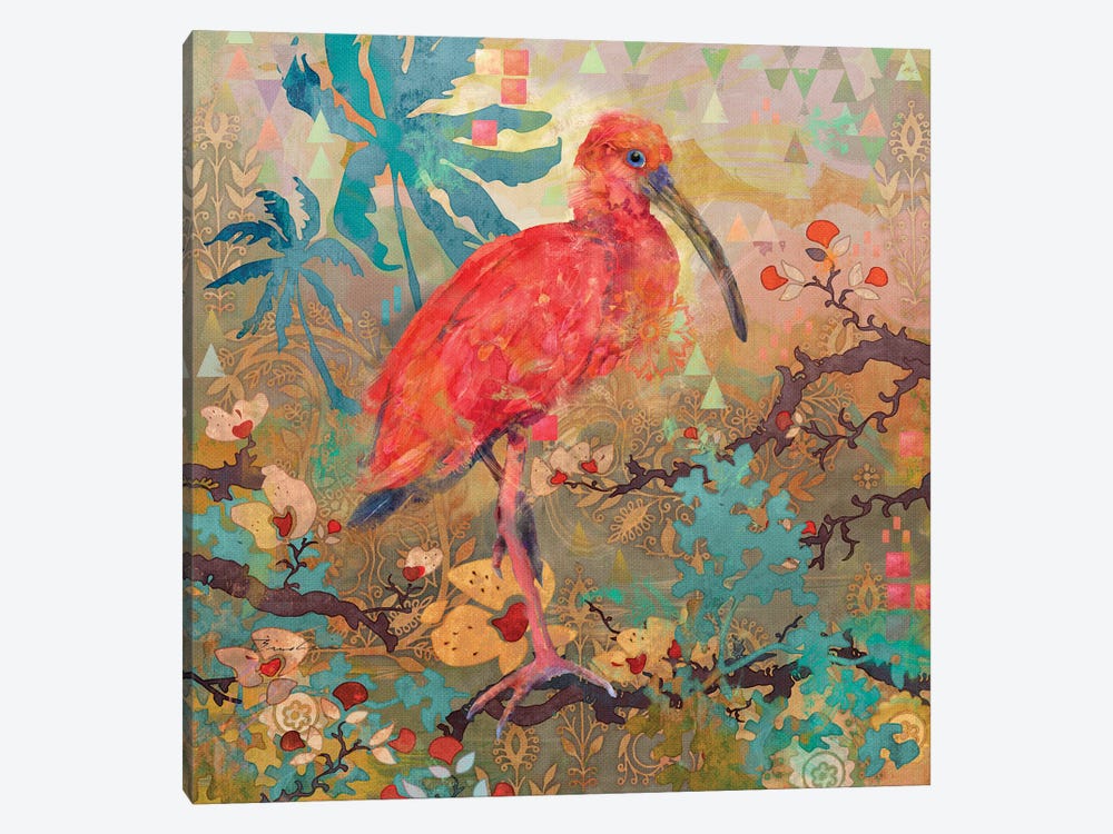 Scarlet Ibis by Evelia Designs 1-piece Art Print