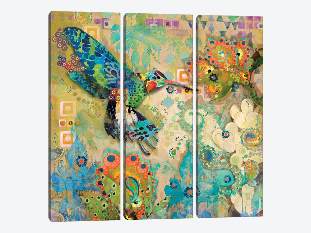 Hummingbirds by Evelia Designs 3-piece Canvas Artwork