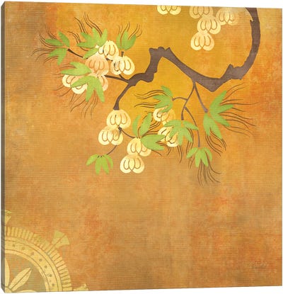 Zen Chakra Canvas Art Print - Orange Art