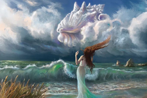 Sea Shells: Dreaming Of The Sea by Anastasia Evgrafova