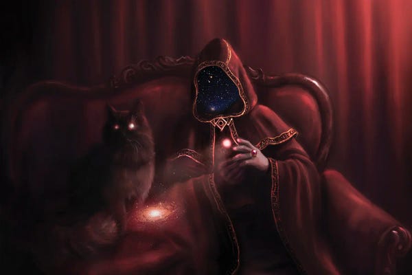 Goth Art: Guests by Anastasia Evgrafova