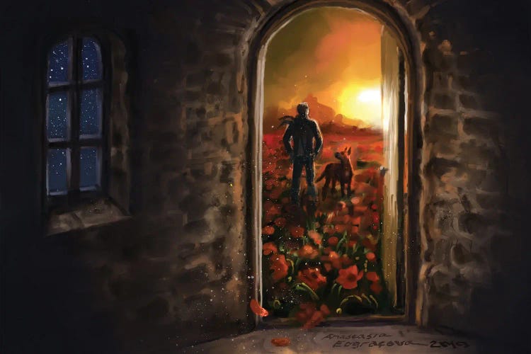 Journey Part IV by Anastasia Evgrafova wall art