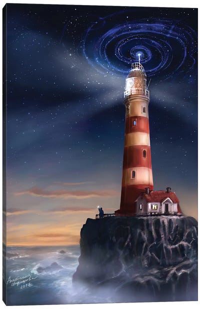 Lighthouse Canvas Art Print - Anastasia Evgrafova