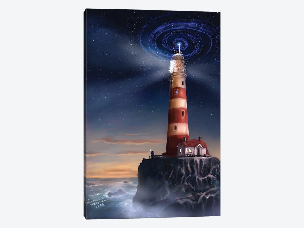 Lighthouse by Anastasia Evgrafova 1-piece Art Print