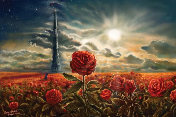 Floral & Botanical: The Dark Tower by Anastasia Evgrafova