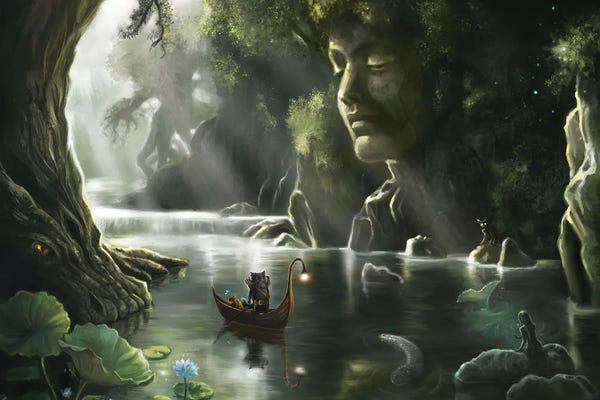 Rowboats: Down The Magic River by Anastasia Evgrafova