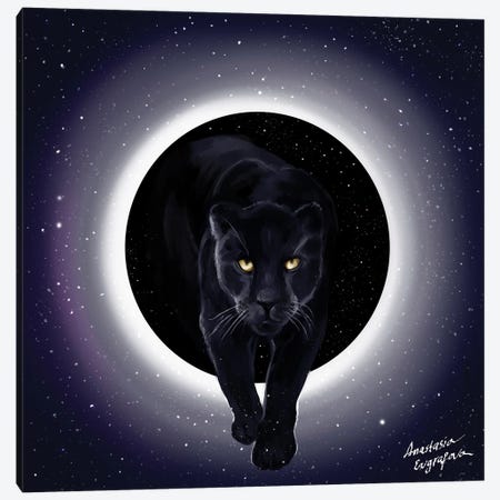 Panther Canvas Print #EVF23} by Anastasia Evgrafova Canvas Art