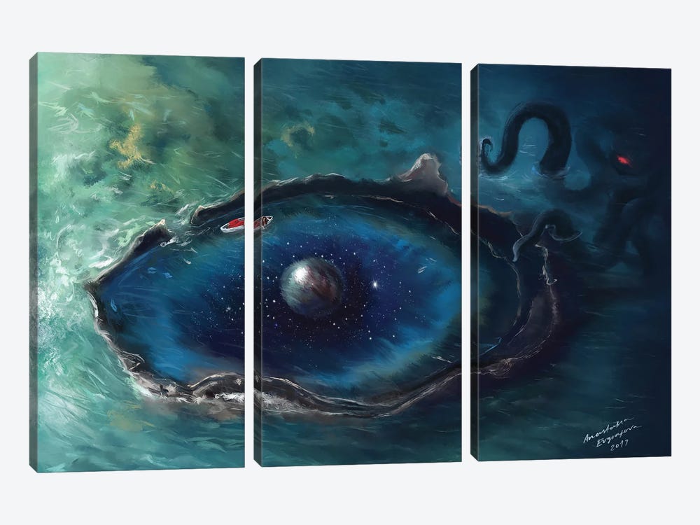 Abyss by Anastasia Evgrafova 3-piece Canvas Artwork