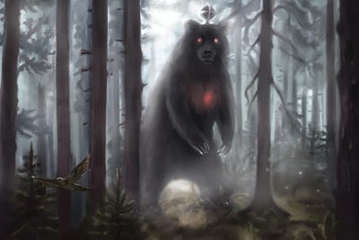 Shardik by Anastasia Evgrafova multi panel art