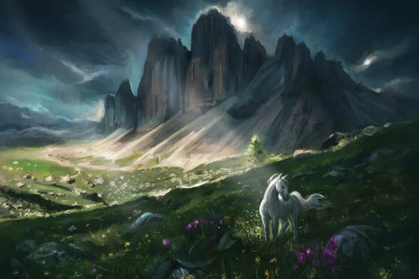 Rocky Mountains: Spring In The Alps by Anastasia Evgrafova