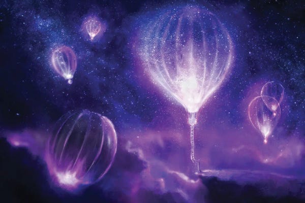 Hot Air Balloons: Time To Fly by Anastasia Evgrafova