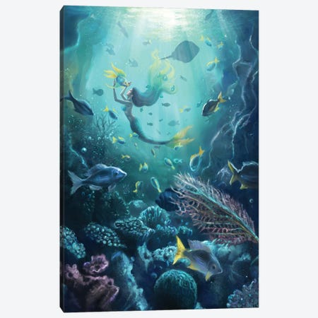 Marine Symphony Canvas Print #EVF48} by Anastasia Evgrafova Canvas Artwork