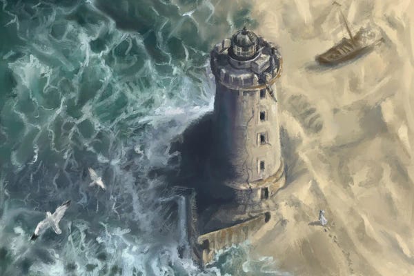 Lighthouses: Between Two Worlds by Anastasia Evgrafova