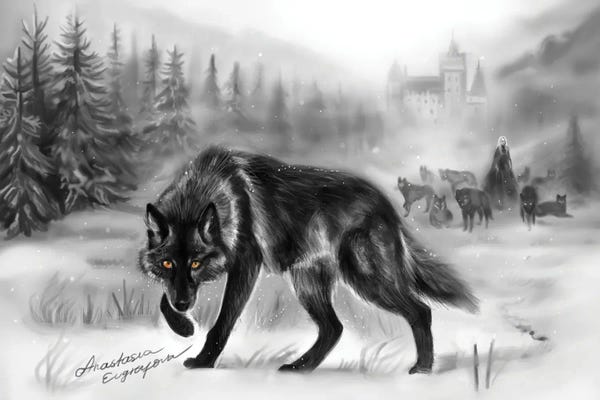 Wolves: The Look Of Darkness by Anastasia Evgrafova