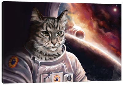 The Mission Canvas Art Print - Sci-Fi Planet Art