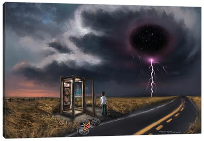The Storm Is Coming Canvas Art Print - The Perfect Storm