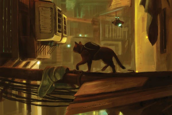 Orange Cats: The Walk by Anastasia Evgrafova