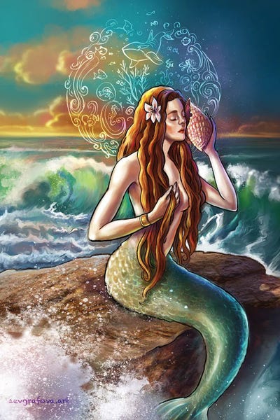 Mermaids: What The Sea Whispers by Anastasia Evgrafova