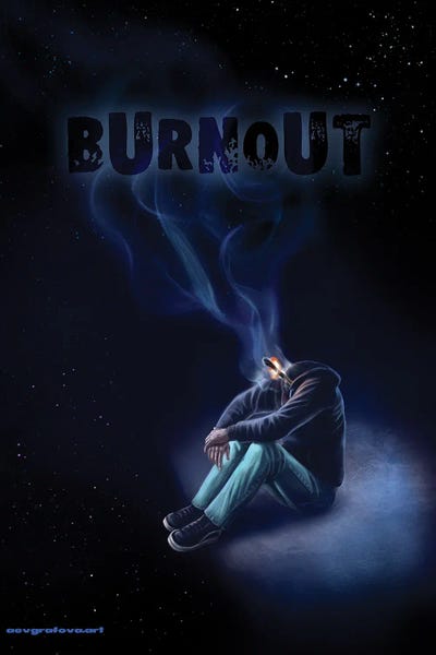 Smoking: Burnout Black by Anastasia Evgrafova