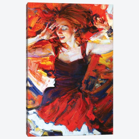 Music In My Mynd III: Dancing Canvas Print #EVG15} by Evgeniy Monahov Canvas Art Print