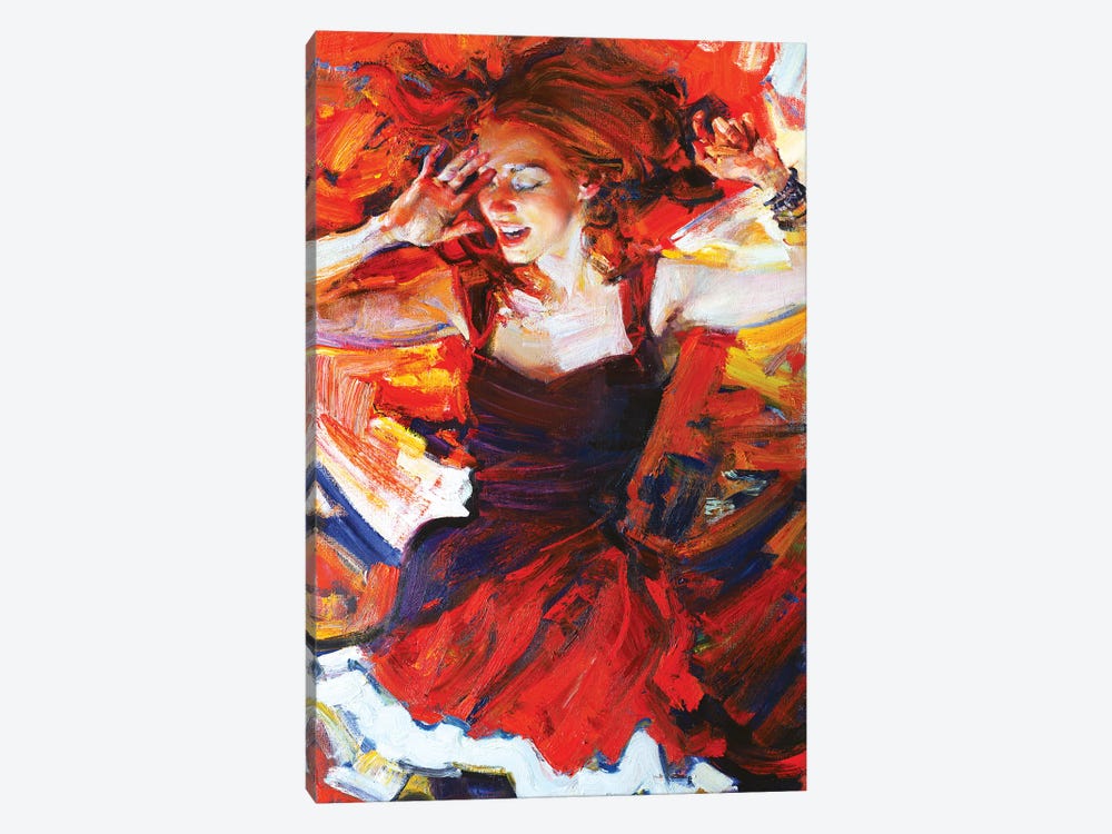 Music In My Mynd III: Dancing by Evgeniy Monahov 1-piece Canvas Print