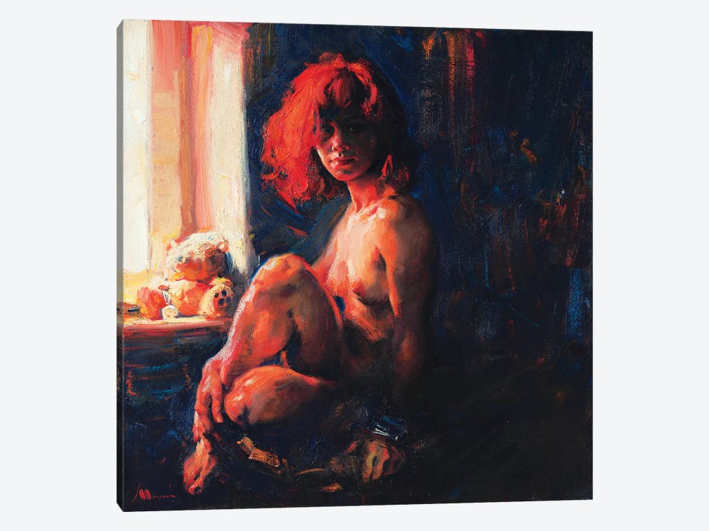 Redhead by Evgeniy Monahov 1-piece Canvas Art