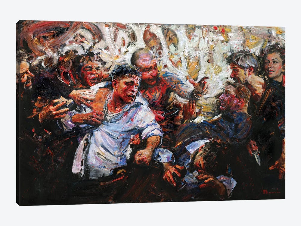 Fighting Without A Cause by Evgeniy Monahov 1-piece Canvas Art