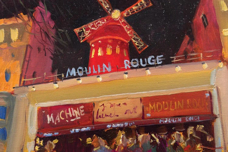 Moulin Rouge by Evgeniia Mekhova wall art